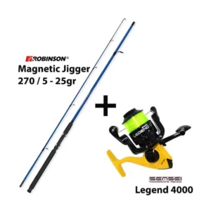 spinning set-Combo Spinning Robinson Magnetic Jigger 270 / 5 – 25gr + Sensei Legend 4000