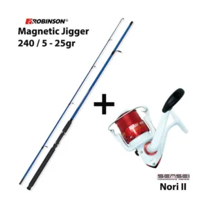 Σετ Ψαρέματος Combo Spinning Robinson Magnetic Jigger 240 / 5 – 25gr + Sensei Nori II 20