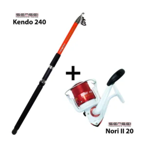 Σετ Ψαρέματος Combo Casting Sensei Kendo 240 + Sensei Nori II 20