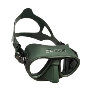 Cressi-Calibro-Silicone-Mask-Green/Frame-Green
