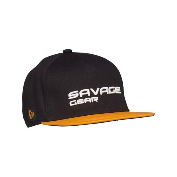 καπέλο-Savage-Gear-Flat-Peak-3D-Logo-Cap-One-Size