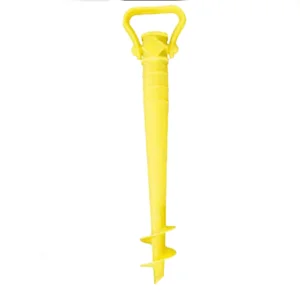 Campo Plastic Beach Umbrella Base - Screw | Yellow
