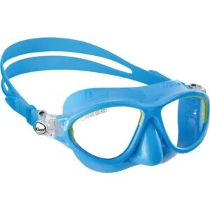 Cressi Moon Kid mask - Light Blue/Lime