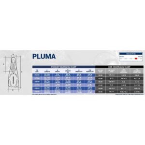 Πέδιλα Κατάδυσης Cressi Pluma-sizes