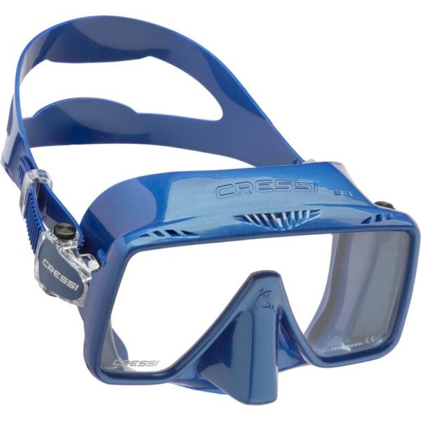 diving mask Cressi SF1 blue metal