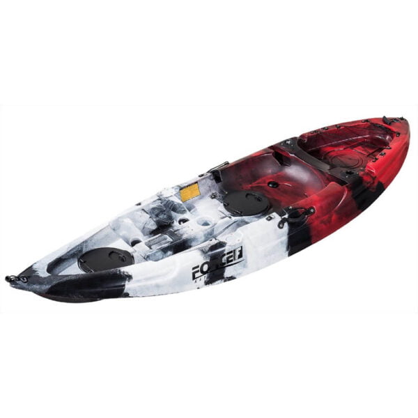 Force Fishing Kayak Andara Sot Ενός Ατόμου Κόκκινο