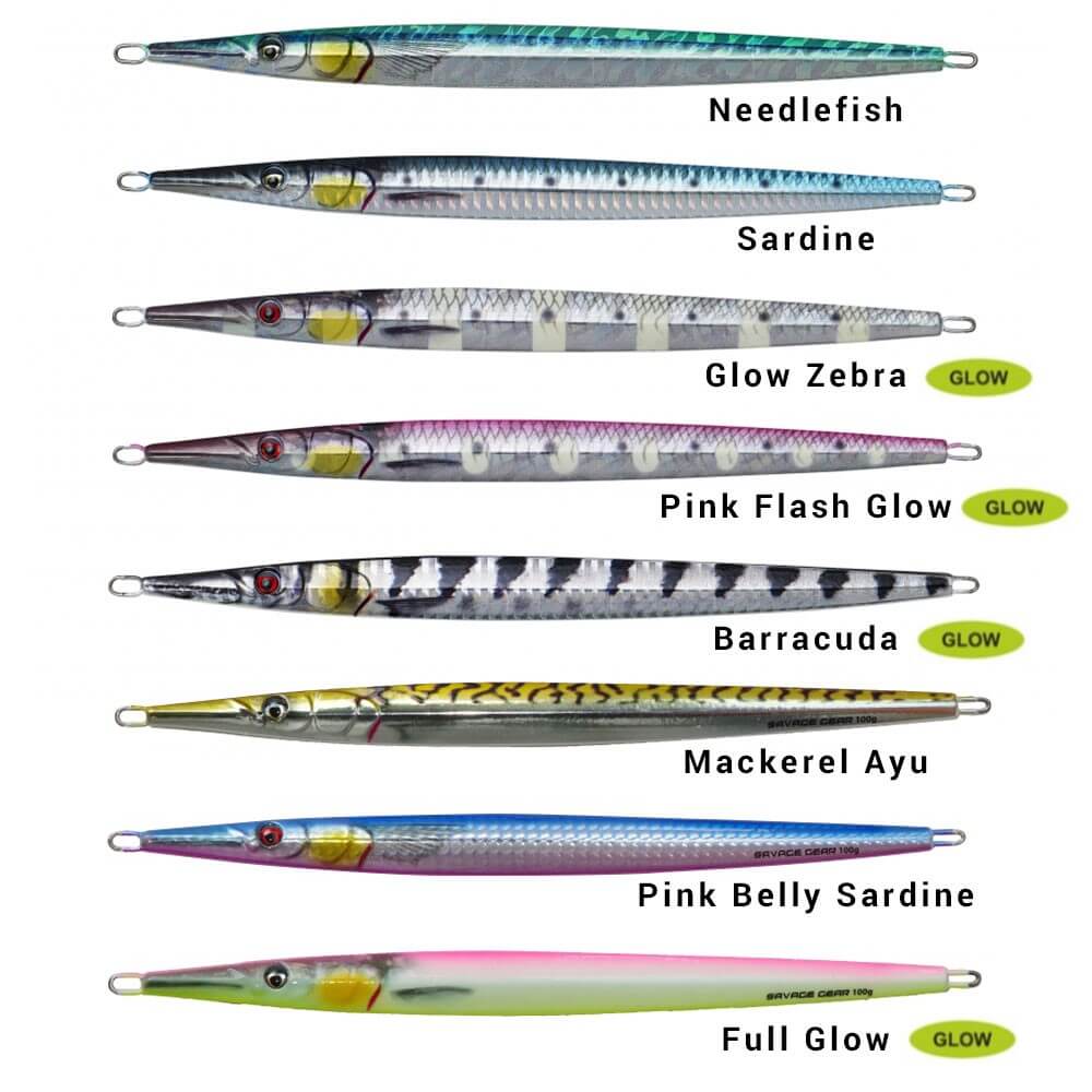 Μεταλλικός Πλάνος Savage Gear Needle Jig - colors
