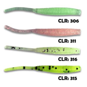 Σιλικονούχο Δόλωμα Soul Lures Mini Worm - colors