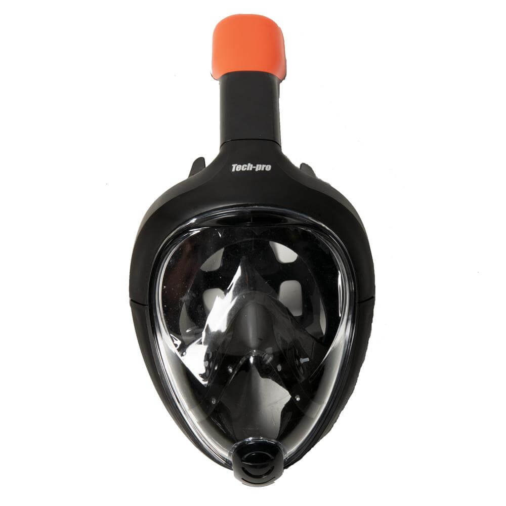 Full Face Μάσκα Κολύμβησης Tech Pro M10 - Black