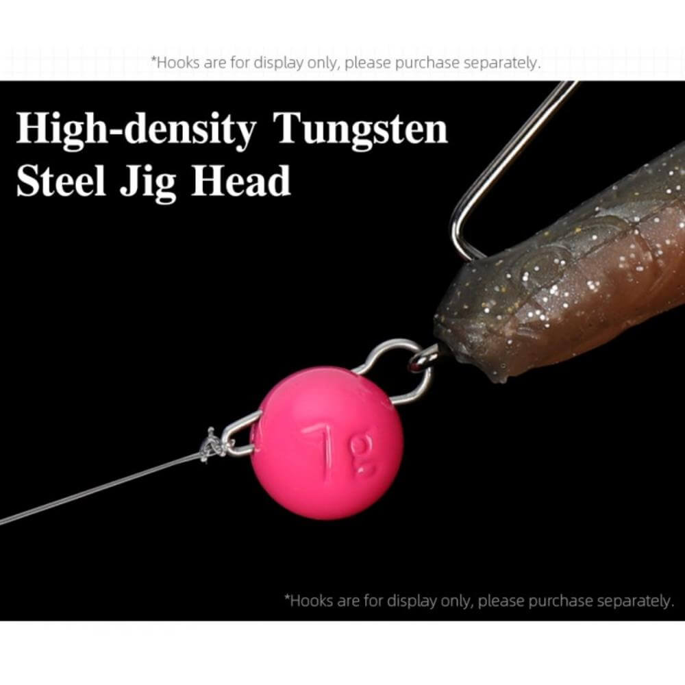 Μολυβοκεφαλές Tsurinoya Tungsten Cheburashka Steel Jig Head