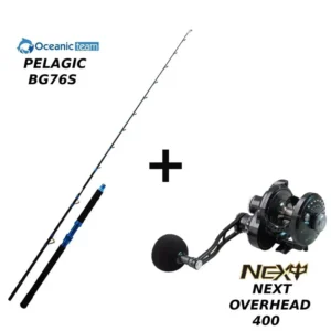 Σετ Ψαρέματος Combo Boat Oceanic Team Pelagic BG 76S + Next Overhead 400