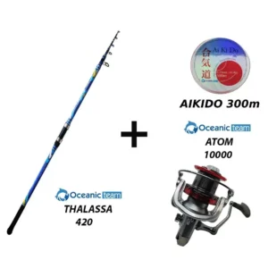 Σετ Ψαρέματος Combo Surf Casting Oceanic Thalassa 420 + Oceanic Atom 10000 + Oceanic Aikido 300m