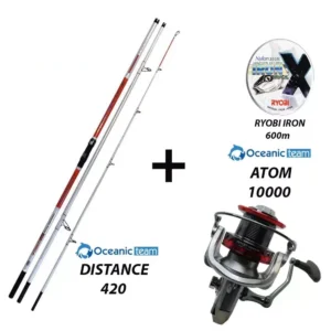 Σετ Ψαρέματος Combo Surf Casting Oceanic Distance 420 + Oceanic Team Atom 10000 + Ryobi Iron 600m