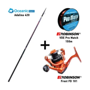 Σετ Ψαρέματος Combo Match Oceanic Team Adalina 420 + Robinson Frost FD 101 + Robinson Pro Match 150m