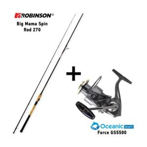 Σετ Ψαρέματος Combo Shore Jigging Robinson Big Mama Spin Rod 270 + Oceanic Team Force GS5500