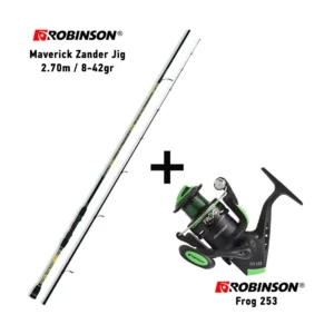 Σετ Ψαρέματος Combo Spinning Robinson Maverick Zander Jig 2.70m / 8-42gr + Robinson Frog 253