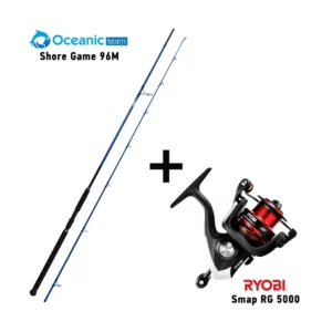 Σετ Ψαρέματος Combo Shore Jigging Oceanic Team Shore Game 96M + Ryobi Smap RG 5000