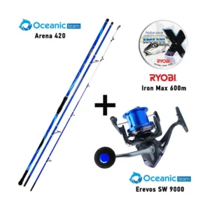 Σετ Ψαρέματος Combo Surf Casting Oceanic Team Arena 420 + Oceanic Team Erevos SW 9000 + Ryobi Iron Max 600m