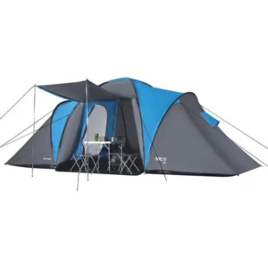 Σκηνή Nils Camp Highland NC6031 6 Ατόμων Γκρι/Μπλε