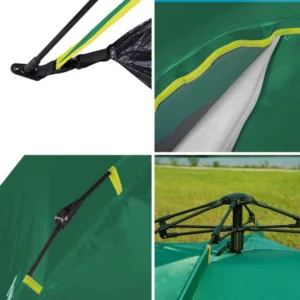 Σκηνή Nils Camp Tent Shadow NC7819 3 Ατόμων Πράσινη