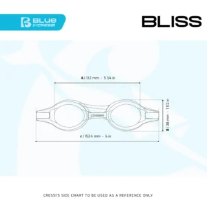 Γυαλάκια Κολύμβησης Cressi Bliss Διαστάσεις