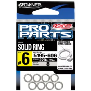 Κρίκοι Ψαρέματος Owner Pro Parts Solid Ring