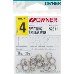 Κρίκοι Ψαρέματος Owner Split Ring Regular Wire