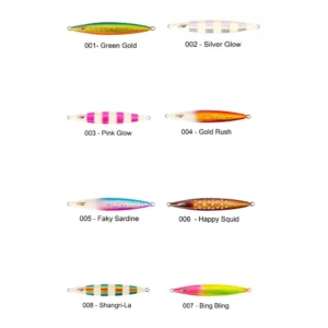 Μεταλλικός Πλάνος Mustad Mirotic Slow Jig - colors