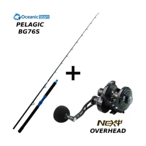 combo boat oceanic team pelagic bg 76s + next overhead 300
