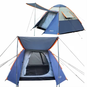 Σκηνή camping inca natura pop up Αυτόματη Μπλε 3 4 Ατόμων