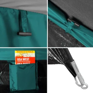 Σκηνή camping nils camp hiker nc6010 2 Ατόμων Πράσινη