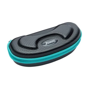 zoggs elite goggles case black/turquoise