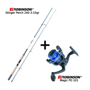 combo lrf robinson stinger perch 240 3 15gr + robinson magic fd 101
