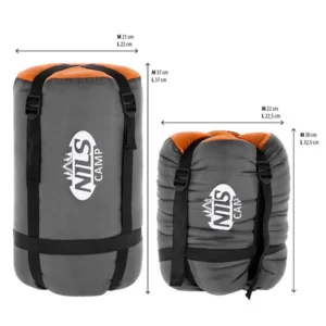 Υπνόσακος nils camp nc2008 black orange size l